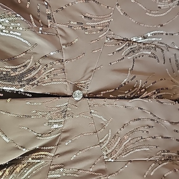 Alex Evenings sz 6/8 stone gray Mother of the Bride formal dress new - Picture 6 of 9